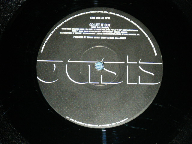 画像: OASIS -  GO LETIT OUT  ( MINT-/MINT- )  / 2000  UK ENGLAND ORIGINAL "180 GRAM HEAVY Weight"  Used 12" 