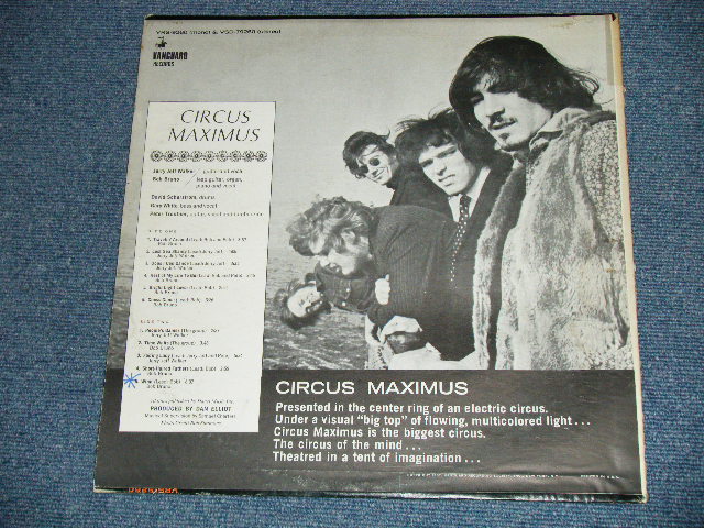 画像: CIRCUS MAXIMUS ( With JERRY JEFF WALKER)- CIRCUS MAXIMUS( FOLK PSYCHE : Produced by DAN ELLIOT )   ( Ex-/Ex+ ) / 1967 US AMERICA ORIGINAL  STEREO   Used  LP