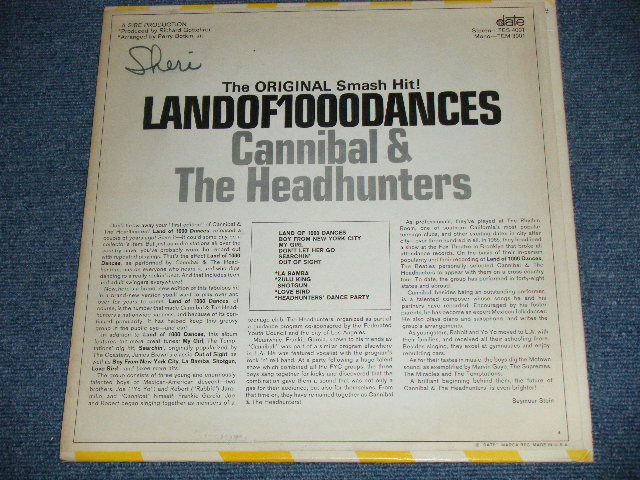 画像: CANNIBAL & The HEADHUNTERS - LAND OF 1000 DANCES ( 60'S AMERICAN GARAGE ) - MAKE A JOYFUL NOISE WITH DRUM AND GUITARS ( Ex/Ex Looks:VG+++) / 1966 US AMERICA ORIGINAL  MONO  Used  LP