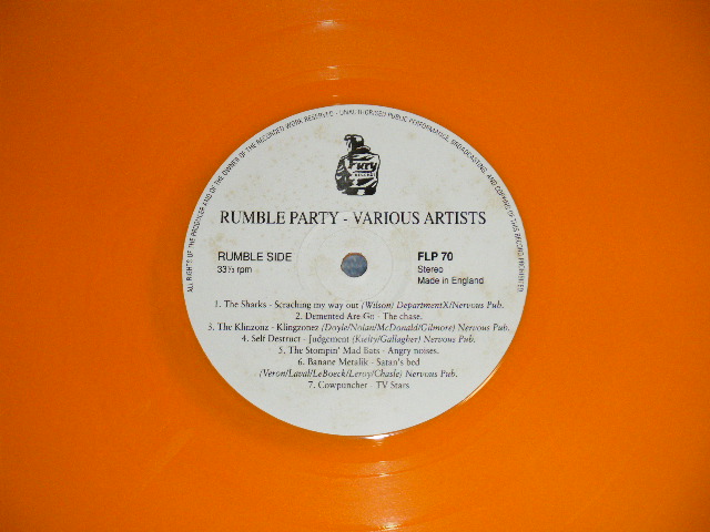 画像: v.a. OMNIBUS - RUMBLE PARTY VOL.2  /  UK ENGLAND ORIGINAL "ORANGE WAX Vinyl" Used LP 
