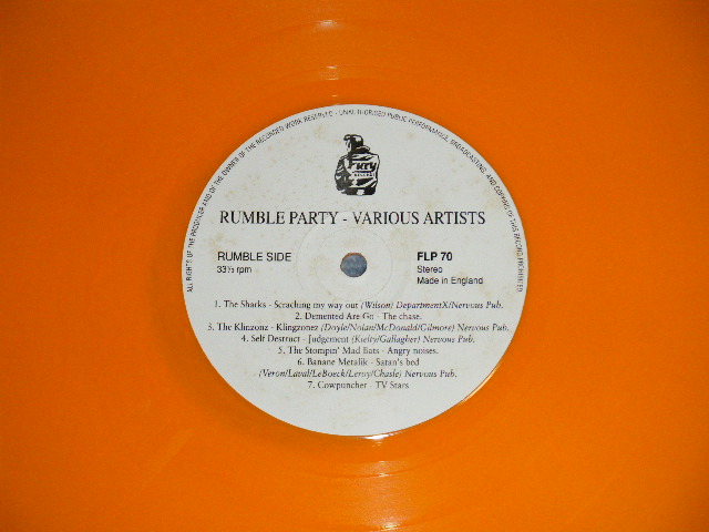 画像: v.a. OMNIBUS - RUMBLE PARTY VOL.2  /  UK ENGLAND ORIGINAL "ORANGE WAX Vinyl" Used LP 