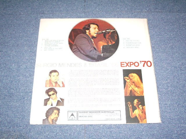 画像: SERGIO MENDES & BRASIL '66 - - LIVE AT THE EXPO 70 / 1970s AUSTRALIA Original LP 