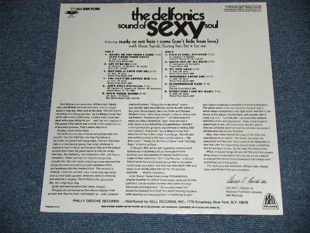 画像: The DELFONICS - SOUND OF SEXY SOUL / US AMERICA  REISSUE "Brand New SEALED" LP   