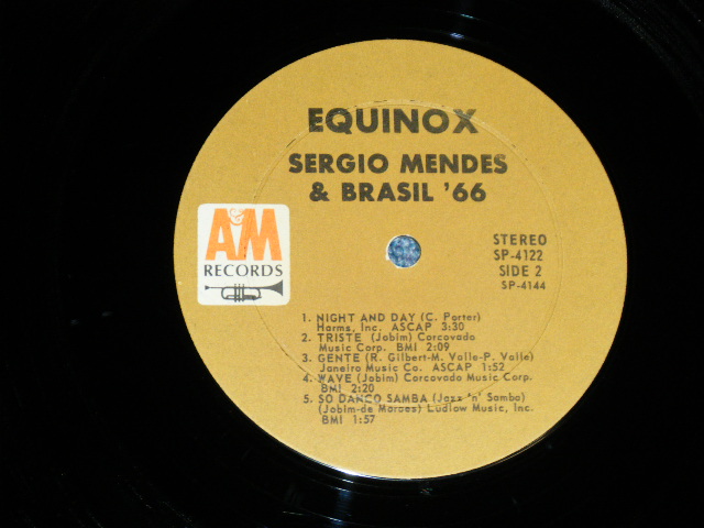 画像: SERGIO MENDES & BRASIL '66 - EQUINOX ( Ex+++/Ex+++) / 1966 US AMERICA Original Stereo "BROWN LABEL" Used LP 