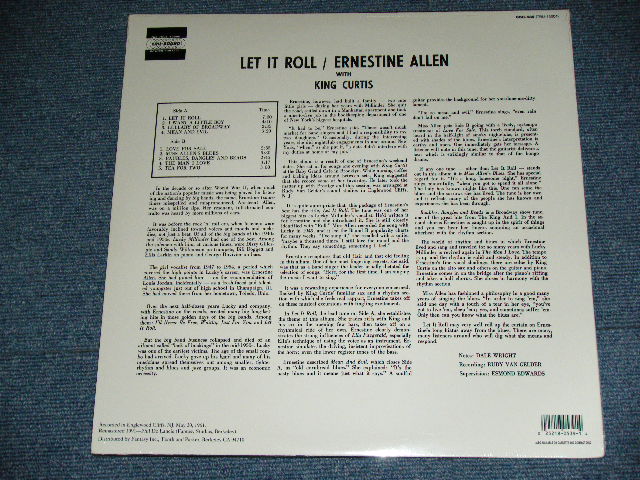 画像: ERNESTINE ALLEN with KING CURTIS - LET IT ROLL / 1991 US Limited RISSUE Brand New SEALED LP  