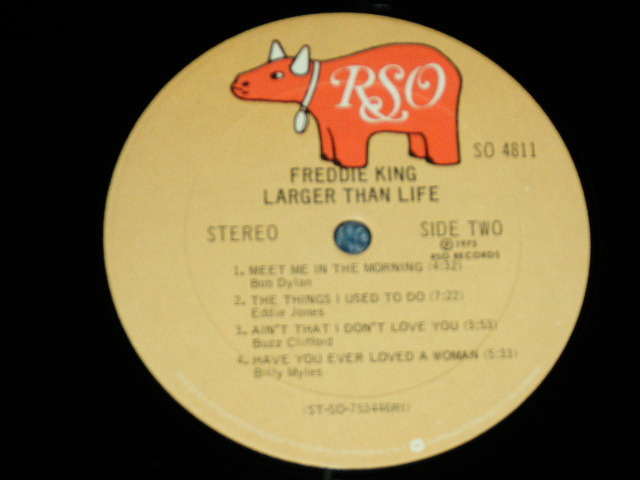 画像: FREDDIE KING - LARGER THAN LIFE / 1975 US AMERICA ORIGINAL Used LP 