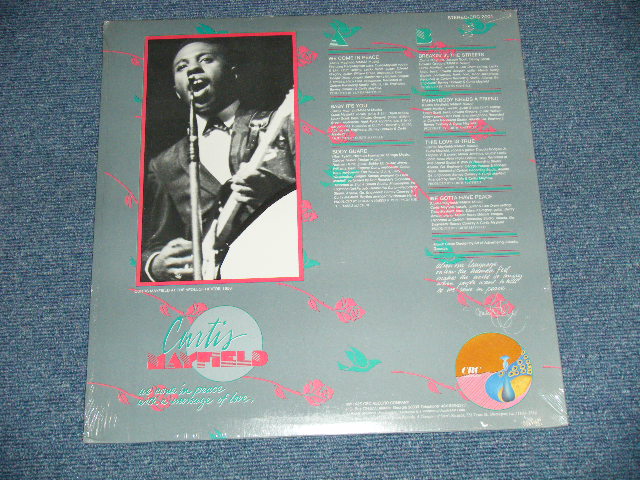 画像: CURTIS MAYFIELD ( IMPRESSIONS ) - WE COME IN PEACE WITH A MESSAGE OF LOVE  / 1985  US AMERICA  ORIGINAL "Brand New SEALED" LP   