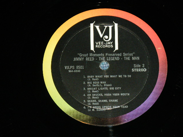 画像: JIMMY REED - THE LEGEND-THE MAN / 1965 US AMERICA ORIGINAL STEREO Used LP 