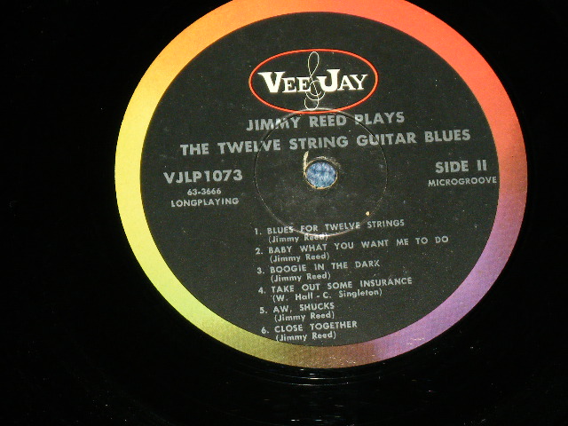 画像: JIMMY REED - PLAYS 12 STRING GUITAR BLUES ( Ex++/Ex+++ ) / 1963 US AMERICA ORIGINAL MONO Used LP 