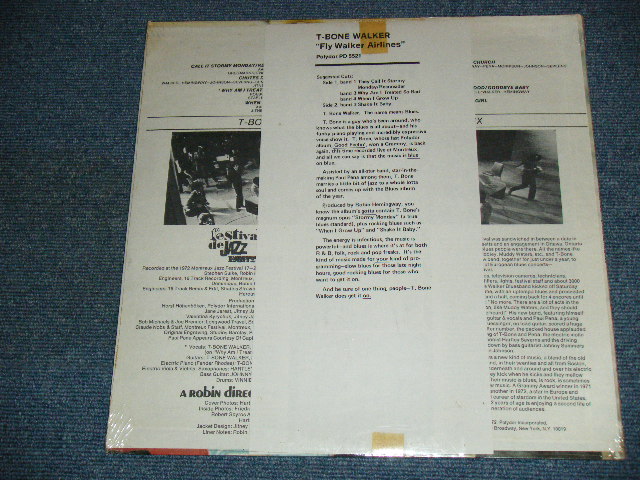 画像: T-BONE WALKER - FLY WALKER AIRLINES / 1973 US ORIGINAL PROMO Brand New SEALED LP DEAD STOCK!!!! 