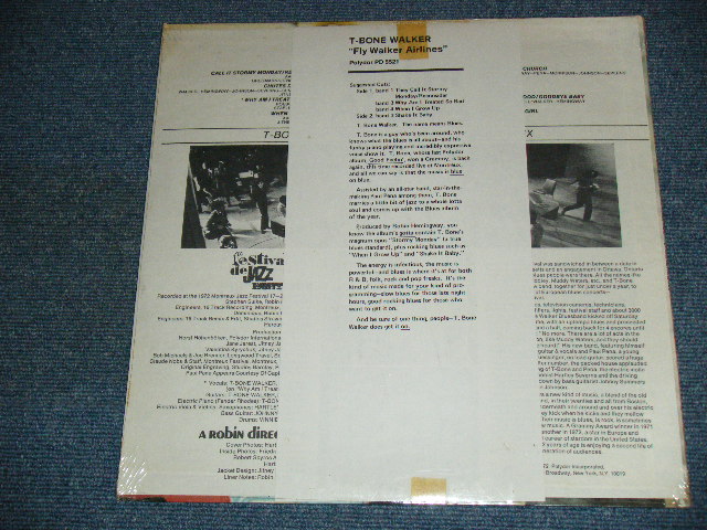 画像: T-BONE WALKER - FLY WALKER AIRLINES / 1973 US ORIGINAL PROMO Brand New SEALED LP DEAD STOCK!!!! 