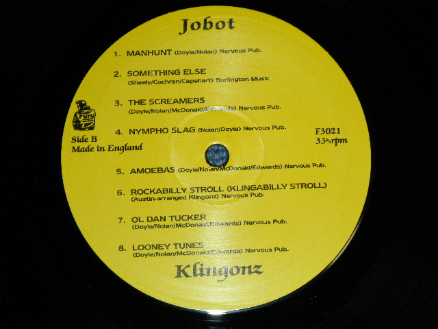 画像: KLINGONZ - JOBOT( MINT-/MINT-) /  1990's  UK ENGLAND ORIGINAL "DEMO PROMO ?" Used 10" LP 