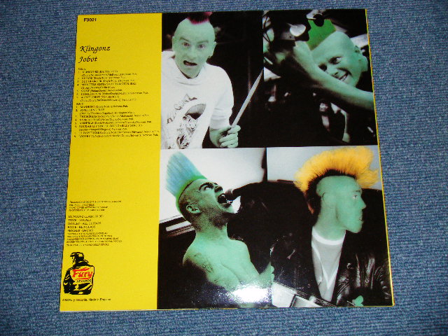 画像: KLINGONZ - JOBOT( MINT-/MINT-) /  1990's  UK ENGLAND ORIGINAL "DEMO PROMO ?" Used 10" LP 