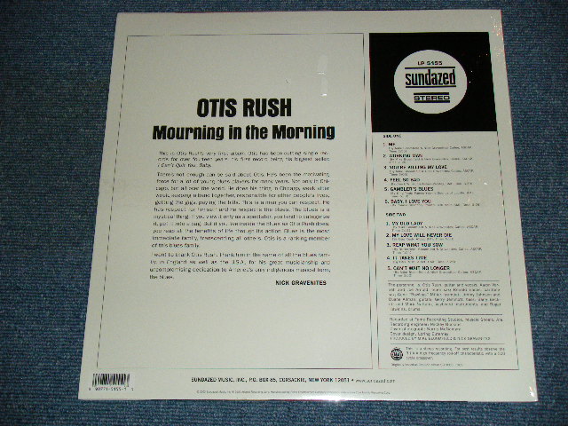 画像: OTIS RUSH - MOURNING IN THE MORNING / 2002 US Reissue 180 Gram Heavy Weight Brand New Sealed LP  