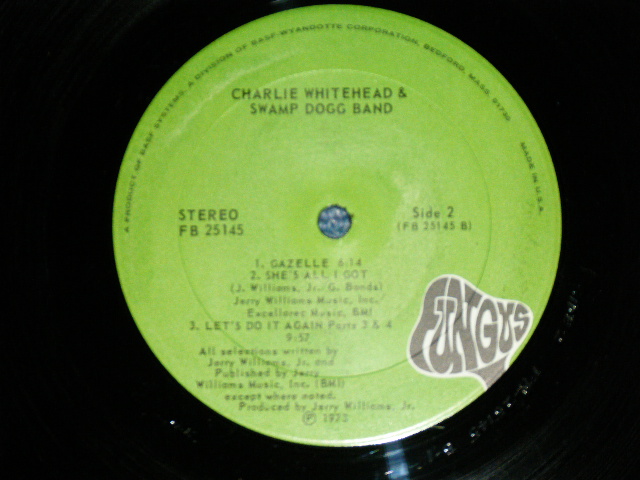 画像: CHARLIE WHITEHEAD & SWAMP DOGG BAND - CHARLIE WHITEHEAD & SWAMP DOGG BAND / 1973 US OIGINAL Used LP  