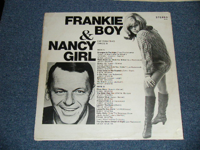 画像: FRANK & NANCY SINATRA - FRANKIE BOY & NANCY GIRL ( VG/Ex ) / 1960's GERMAN GERMANY ORIGINAL "FRANK CUSTOM Label" Used LP