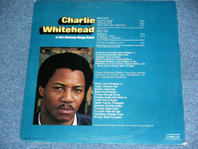 画像: CHARLIE WHITEHEAD & SWAMP DOGG BAND - CHARLIE WHITEHEAD & SWAMP DOGG BAND / 1973 US OIGINAL Used LP  