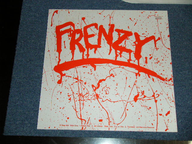 画像: FRENZY - FRENZY .. ( MINT-/MINT- ) / 1984 UK ENGLAND ORIGINAL"ORNGE WAX Vinyl"  Used 12" 