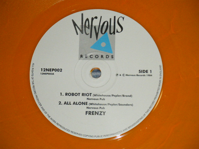 画像: FRENZY - FRENZY .. ( MINT-/MINT- ) / 1984 UK ENGLAND ORIGINAL"ORNGE WAX Vinyl"  Used 12" 