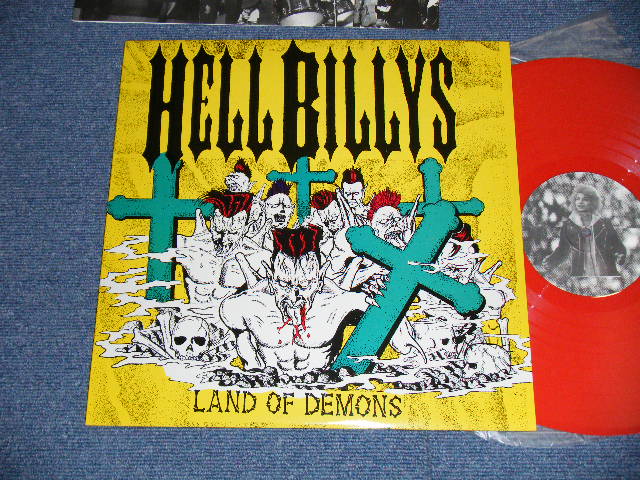 画像1: HELLBILLYS - LAND OF DEMONS   ( MINT-/MINT-) /  1993 Japan & UK Press ORIGINAL "RED WAX Vinyl" Used  LP 