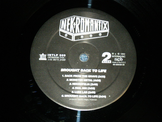 画像: NEK-ROMANTIX - BROUGHT BACK TO LIFE  (Ex+++/Ex+++ )   /  1992 DENMARK  ORIGINAL Used LP 