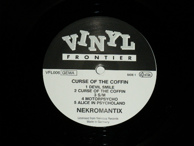 画像: NEK-ROMANTIX - CURSE OF THE COFFIN  (Ex+++/MINT- )   /   GERMAN GERMANY  ORIGINAL Used LP 