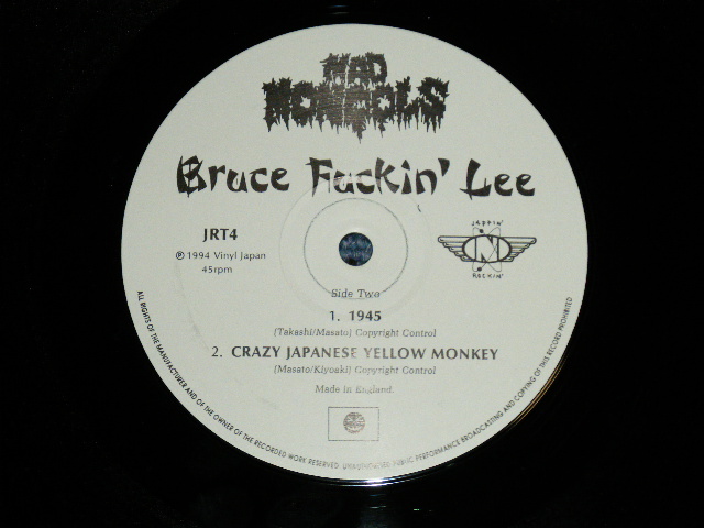 画像: MAD MONGOLS ( Japanese Psychobilly ) - BRUCE FUCKIN' LEE  ( 4 TRracks EP : MNT-/MINT- )   /  1994 UK & FRANCE Press  ORIGINAL Used  12" EP 