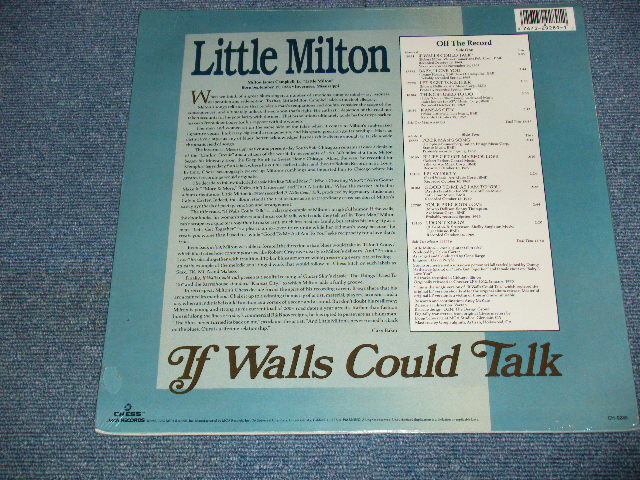 画像: LITTLE MILTON - IF WALLS COULD TALK (SEALED) / 1989 US AMERICA REINESSUE "BRAND W SEALED" LP