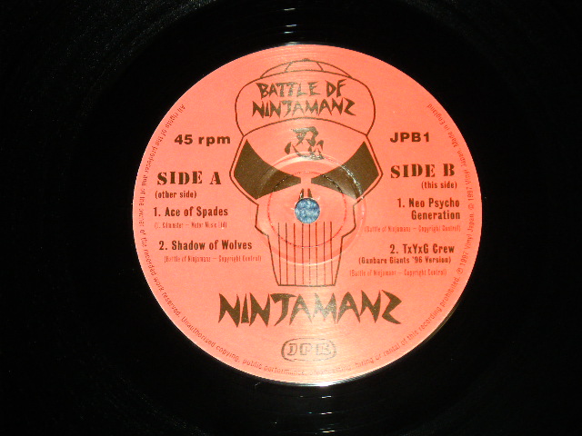 画像: BATTLE OF NINJAMANZ - PSYCORE DISTORTION ( 4 TRracks EP : MNT-/MINT- )   /   ORIGINAL Used  12" EP 