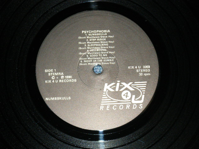 画像: NUMBSKULLS - PSYCHOPHOBIA ( Ex+++.Ex+++)   / 1990 HOLLAND ORIGINAL Used LP 