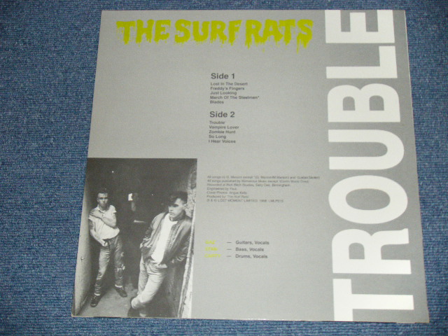 画像: The SURF RATS - TROUBLE  ( MINT-/MINT-)   / 1988  ORIGINAL Used LP 