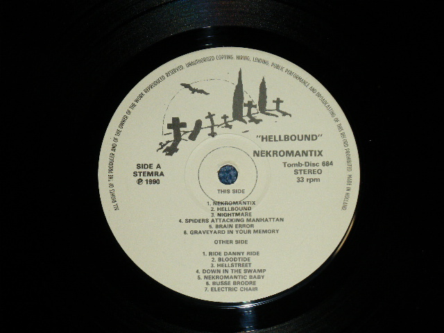 画像: NEK-ROMANTIX - HELLBOUND  (Ex+++/MINT- )   / 1990 WEST-GERMAN GERMANY  ORIGINAL Used LP 