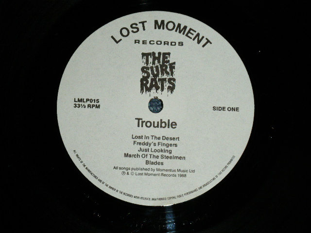 画像: The SURF RATS - TROUBLE  ( MINT-/MINT-)   / 1988  ORIGINAL Used LP 