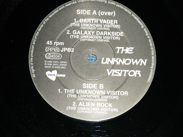 画像: THE UNKNOWN VISITOR -With BOZ BOORER  ARIS FROM GALAXY  ( 4 TRracks EP : MNT-/MINT- )   /  1998  ORIGINAL Used  12" EP 