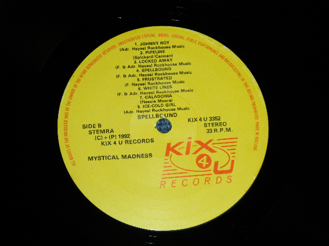 画像: SPELLBOUND - MYSTICAL MADNES ( MINT-/MINT- ) / 1990 HOLLAND ORIGINAL  Used  LP