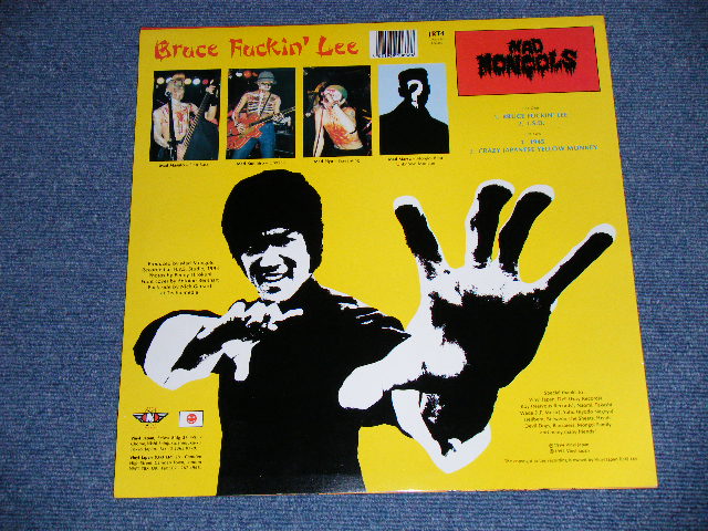 画像: MAD MONGOLS ( Japanese Psychobilly ) - BRUCE FUCKIN' LEE  ( 4 TRracks EP : MNT-/MINT- )   /  1994 UK & FRANCE Press  ORIGINAL Used  12" EP 