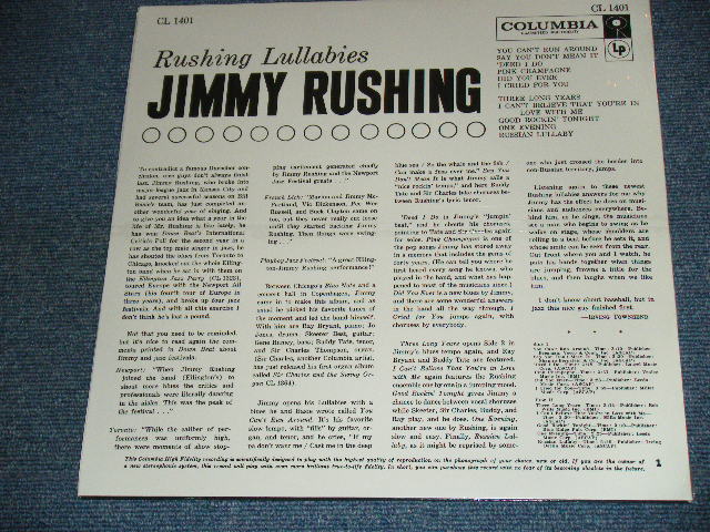 画像: JIMMY RUSHING - RUSHING LULLABIES / US Reissue Limited 180 gram Heavy Weight Sealed LP 