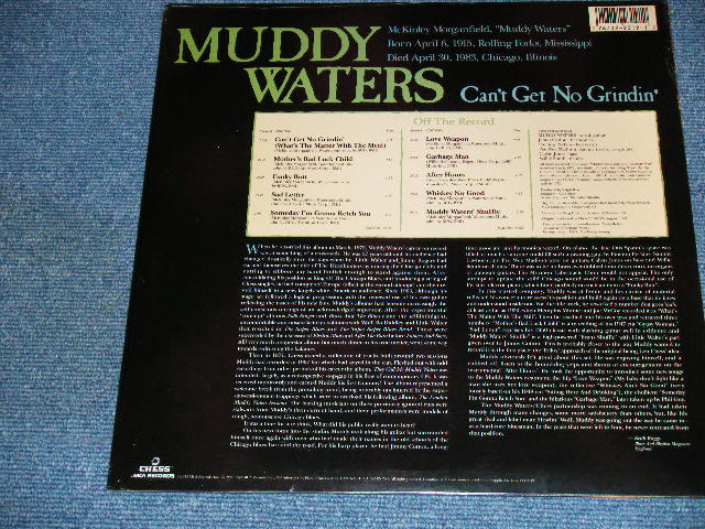 画像: MUDDY WATERS - CAN'T GET NO GRIDIN' / US Reissue Sealed LP 