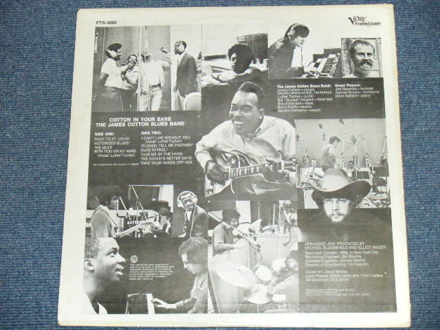 画像: JAMES COTTON BLUES BAND - COTTON IN YOIUR EARS ( 1st ) / 1967 US ORIGINAL Staereo LP 