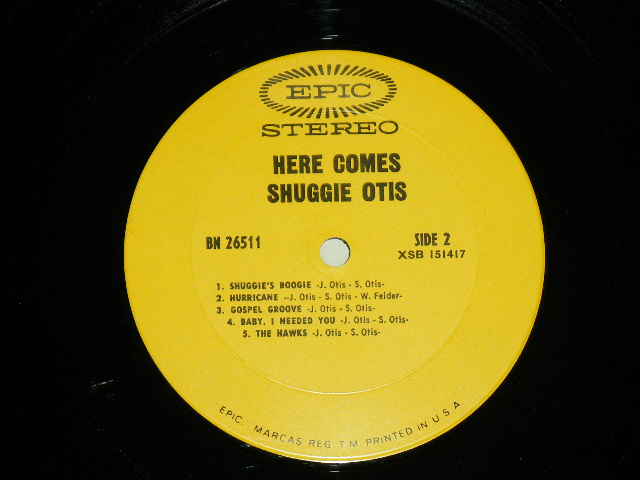 画像: SHUGGIE OTIS - HERE COMES / 1970 US ORIGINAL LP 