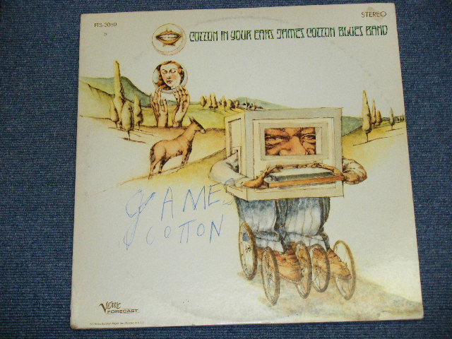 画像1: JAMES COTTON BLUES BAND - COTTON IN YOIUR EARS ( 1st ) / 1967 US ORIGINAL Staereo LP 