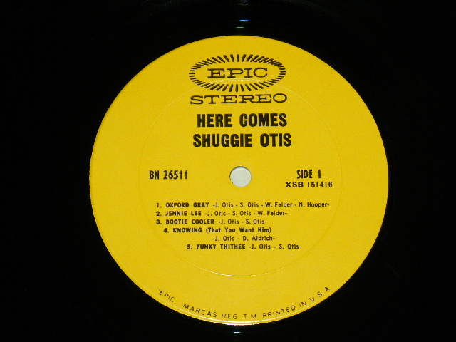 画像: SHUGGIE OTIS - HERE COMES / 1970 US ORIGINAL LP 