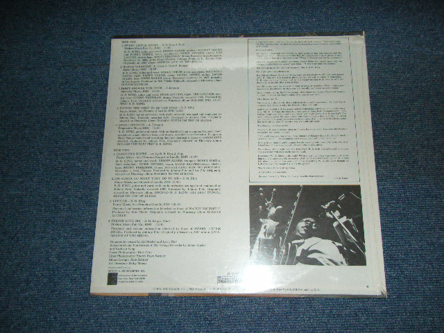 画像: B.B.KING B.B. KING - BACK IN THE ALLEY / 1970 US ORIGINAL Brand New SEALED LP DEAD STOCK!!!! 