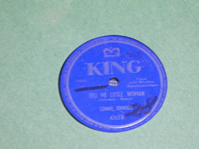 画像: LONNIE JOHNSON - SO TIRED / 1940s US ORIGINAL 78rpm SP 