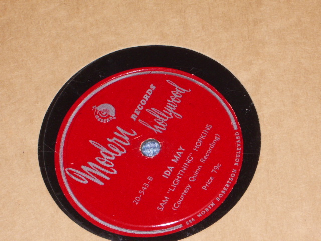 画像: SAM "LIGHTNING" HOPKINS - SHINING MOON /1940s ???? US ORIGINAL 78rpm SP 