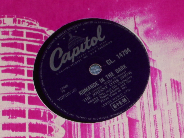 画像1: JOHNNY OTIS SHOW - ROMANCE IN THE DARK /1957 UK ORIGINAL 78rpm SP 