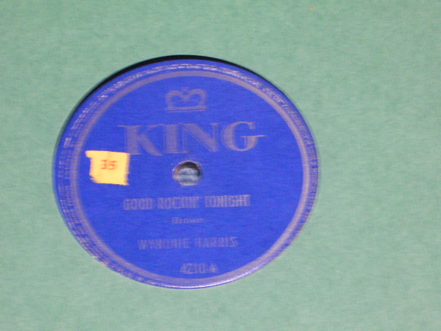 画像1: WYNONIE HARRIS - GOOD ROCKIN' TONIGHT / 1948 US ORIGINAL 78rpm SP 