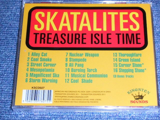 画像: THE SKATALITES - TREASURE ISLE TIME / 2011 UK Brand New SEALED CD  
