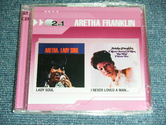 画像1: ARETHA FRANKLIN - LADY SOUL + I NEVER LOVED A MAN THE WAY I LOVE YOU / 2008 EUROPE BRAND NEW SEALED 2-CD's SET 