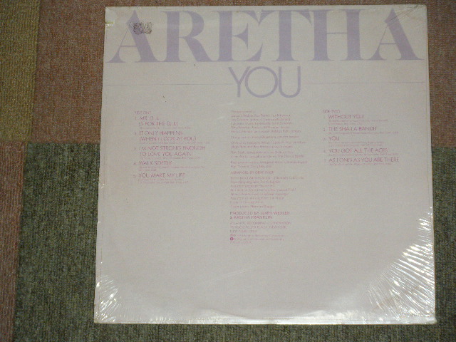 画像: ARETHA FRANKLIN - YOU / 1975 US ORIGINAL Brand New Sealed LP Cut Out  
